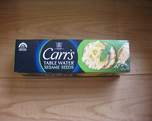 카스 테이블워터 참깨( Carr;s Table Water Crackers with toasted sesame seeds)125g