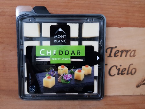 몽블랑 체다 치즈 큐브 100g(큐브치즈 16개) Mont Blanc Cheddar Premium Cheese Cubes 100g