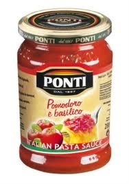 폰티 토마토와 바질 파스타소스(Ponti pomodoro &amp; Basilico pasta sauce)