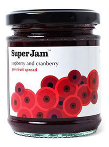 슈퍼잼 (Super Jam-Raspberry &amp; Cranberry)212g